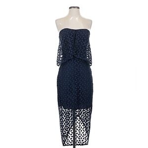 NORDSTROM Rack Navy Blue Lace Strapless Chelsea 28 Dress (PRICE FIRM)